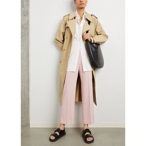 G Label by‎ Goop pants size 6 Pink Oliver Cigarette wool blend quiet luxe $495